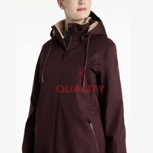 เสื้อโค้ทยาวสำหรับผู้หญิงเสื้อ2025ขี่ม้าเสื้อแจ็คเก็ตนักขี่ม้าพรีเมี่ยมกันน้ำมีสไตล์ - Product Image 6