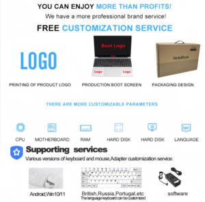 Groothandel 1920*1080 Ips Groot Scherm Laptops Pc Draagbare Laptop Intel N95 Groot Scherm 32Gb + 1Tb Windows 10/11 Pro Gaming Laptop - Product Image 6