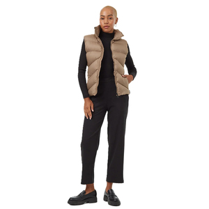 Ultra Lightweight Women's Cotton <b>Padded</b> Thick Warm Vest Jacket Winter Wear New Stand Collar <b>Heated</b> Sleeveless Puffer Vest Coat - Product Image 4