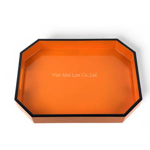Bandeja Tradicional de Laca Hecha a Mano para Servir y Decoración del Hogar de Vietnam - Product Image 3
