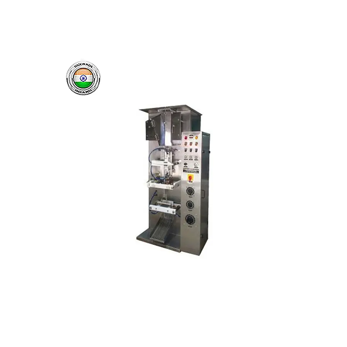 Máquina Vertical de embalaje de aceite comestible, alta potencia, alta calidad, fabricante de la India