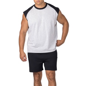 Camiseta Deportiva Personalizada con Diseño de Panel, Ropa Deportiva para Hombre, 100% Algodón, Camiseta de Yoga sin Mangas, Ropa Deportiva Lisa para Verano - Product Image 4