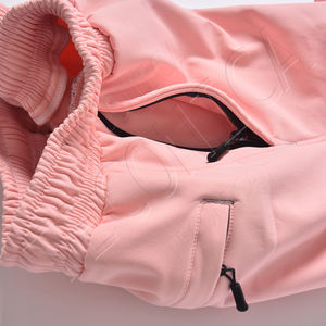 Venta al por mayor últimos pantalones de esquí nieve tamaño impermeable a prueba de viento OEM personalizado pantalones de snowboard Unisex suelta pierna ancha tela de poliéster - Product Image 3