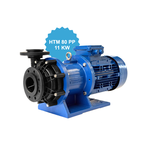 Offerta speciale pompe centrifughe magnetiche chimiche di alta qualità htm80 PP con motore 11kw IEC 160 2P pompe per acqua - Product Image 1