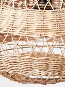 Abat-jour suspendu en rotin fait main, vente en gros, couverture de lampe tissée naturelle, fabricant vietnamien - Product Image 2