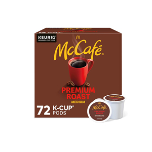 กาแฟแมคคาเฟ่ พรีเมียม โรสต์ แบบแคปซูลสำหรับเครื่องคิวริก ขนาดกลาง 72 แคปซูล - Product Image 1