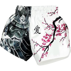 Shorts de lutte Grapple Masters imprimés en polyester/coton, taille élastique, coupe ample, tissu 160g pour adultes unisexes - Product Image 1
