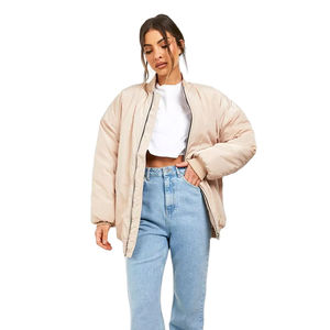 Chaquetas ligeras Chaquetas de bombardero de invierno lisas en blanco Chaqueta de bombardero de Letterman hecha a medida - Product Image 1