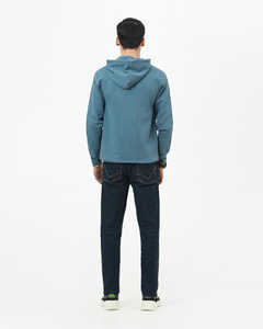 Gran oferta, recién llegado, Jersey de invierno de lana de algodón 100% para hombre, estilo único, transpirable, ajustado con capucha lisa, temporada de otoño - Product Image 3