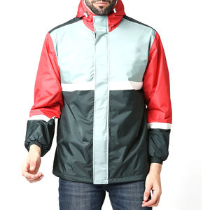 Chaqueta impermeable para hombre, diseño de cuello levantado personalizado de la mejor calidad, disponible en varios colores a precio mayorista - Product Image 1