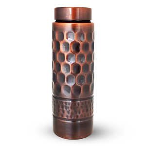 Top Quality 100% Copper Bottle Decorative Enameled Design Copper Green Color Water Bottle for Drink & Water Hot Sales Low MOQ - Product Image 6