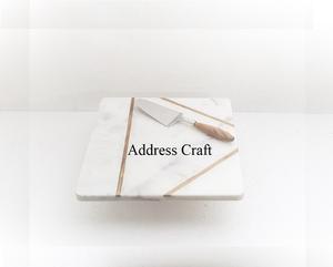 Venta caliente Mármol Cake Plater Stand Base de metal Regalo de Navidad Herramientas para pasteles Suministros de decoración de pasteles Herramientas de decoración Soporte de pastelería - Product Image 4