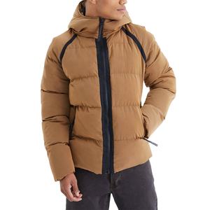 Doudoune d'extérieur pour hommes surdimensionnée légère enduite d'usine personnalisée coupe-vent imperméable à capuche hiver chaud avant vente en gros - Product Image 1