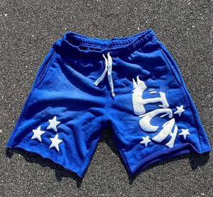 Custom Logo Vintage Cotton All Over <b>Men</b> Streetwear <b>Shorts</b> 3D Screen Puff Print Mesh <b>Shorts</b> America Europe Size <b>Shorts</b> for <b>Men</b> - Product Image 6