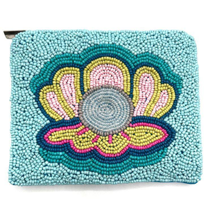 Monedero bordado con patrón en negrita, monedero hecho a mano, Color personalizado para mujeres y niñas - Product Image 5