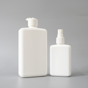 Botella de forma cuadrada de HDPE de 100ml, tapa de goteo, pulverizador de niebla fina, otros dispensadores, embalaje cosmético, marca OEM, impresión Digital - Product Image 4