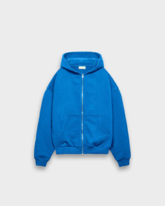 Alta calidad de gran tamaño Unisex Zip-up Hoodie logotipo personalizado al por mayor personalizado en blanco Boxy Fit recortado Zip up Hoodies Unisex - Product Image 6