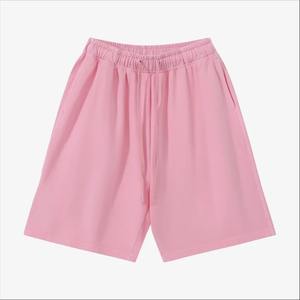 Bermuda mi-décontracté pour hommes à la mode pour l'été vêtements tricotés respirants cordon teint uni Service OEM solide disponible - Product Image 5