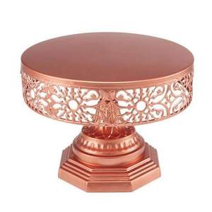 Elegante y Atractivo Soporte para Pastel de Metal Plateado para Bodas y Fiestas, Soporte Redondo de Varios Niveles con Revestimiento Antiarañazos al por Mayor - Product Image 1