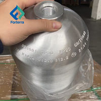 Bouteille de gaz de plongée en aluminium de bonne qualité 8L 12L Réservoir de plongée avec CE ISO7866 Cert DIN Valve Cylindre de plongée