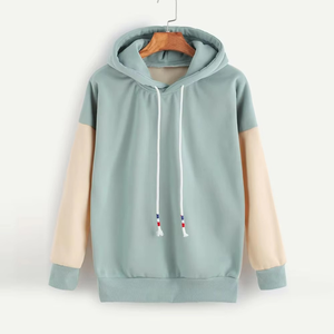 Sudadera con capucha de color sólido con logotipo personalizado para hombre, ropa informal transpirable básica, mezcla de algodón, manga larga, ajuste Regular - Product Image 5