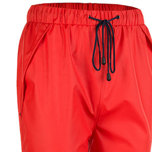 <b>Mens</b> Work Pants High Visibility Safety Casual Workwear Reflective <b>Trousers</b> Cotton Polyester Elastic Waist Drawstring OEM - Product Image 4