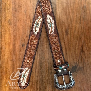 Nouvel arrivage Ceintures de taille en cuir de vachette de créateur de luxe Ceintures à boucle ardillon en cuir usiné à la main de haute qualité Ceintures en cuir véritable - Product Image 1