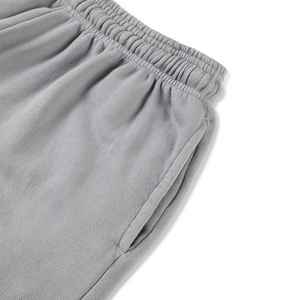 Shorts pour hommes décontractés de haute qualité, lavés à l'acide, vintage, unisexes, amples, vente en gros, personnalisés, 260 g/m², 100 % coton peigné, shorts d'été - Product Image 5