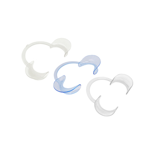 Bretelles ouvre-bouche orthodontique dentaire type C écarteur de lèvre clair blanc bleu pour adulte et enfant - Product Image 3