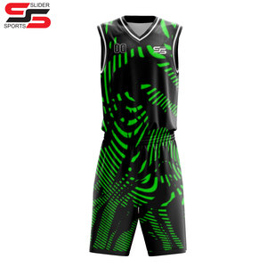 Conjunto de uniforme de baloncesto para hombres y jóvenes, venta al por mayor de camisetas y pantalones cortos de baloncesto reversibles - Product Image 3