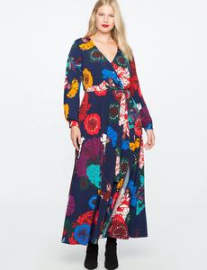 Kimono Long à imprimé Floral pour femmes, élégant, Boho, ceinture, vêtements de vacances, gitane, Chic, Sexy, bohémien, Cover up, Robe Cape en coton - Product Image 4