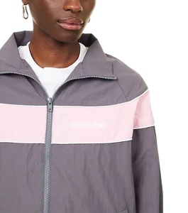 Veste coupe-vent imperméable et décontractée pour femmes Veste de sport d'extérieur avec doublure en nylon et col montant au meilleur prix - Product Image 4