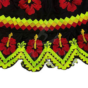 Jupes de broderie décontractées en coton de haute qualité pour femmes nouveau style respirant et prix de gros - Product Image 4