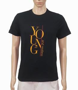 Camisetas de manga corta de algodón puro con logotipo personalizado camisetas de publicidad cultural - Product Image 1