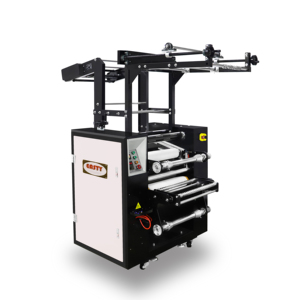 Lanyard Ribbon Belt Narrow Web Double Side Heat Transfer dye sublimation Printing by Rotary Heat <b>Press</b> <b>Machine</b> - Product Image 2