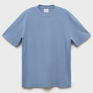 Camiseta pesada de gran tamaño para hombre con logotipo personalizado hecho en Pakistán hombro caído estilo cuadrado cuello extendido tejido de punto de secado rápido - Product Image 3