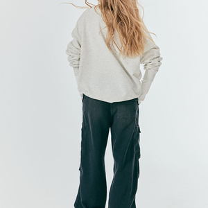 เสื้อสเวตเตอร์คอกลมสำหรับผู้หญิงผ้าฟลีซเสื้อกันหนาวสวมหัวออกแบบได้ตามต้องการขนาดพิเศษ - Product Image 5