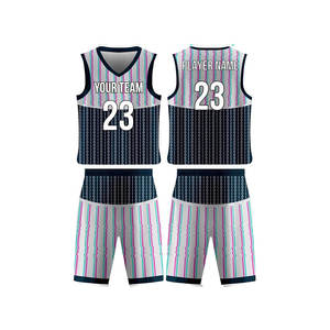 Vente en gros uniforme de basket-ball unisexe personnalisé uniforme respirant à séchage rapide uniforme de basket-ball d'entraînement de jeu - Product Image 5