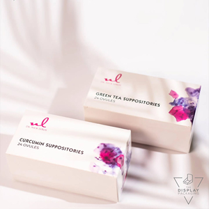 Caja de papel plegable biodegradable personalizada para el cuidado de la piel y la medicación Embalaje con logotipo impreso para barras de jabón y bolígrafo luminoso - Product Image 2