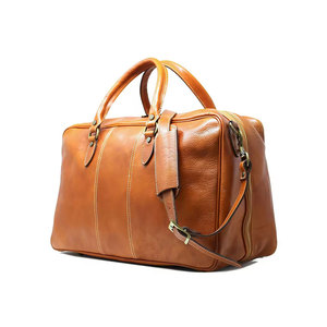 Everyday <b>Leather</b> <b>Travel</b> <b>Bag</b> Combining Style Strength <b>Leather</b> Duffle <b>Bag</b> for Short Journeys with Lightweight Construction - Product Image 1