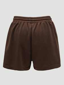 Pantalones cortos de baloncesto para hombre con estampado de mariposas y letras, cintura elástica, tejido de punto de poliéster, cierre de cordón - Product Image 4