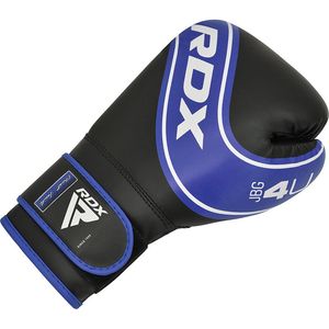 Gants de boxe noirs en cuir personnalisés OEM de haute qualité - Product Image 4