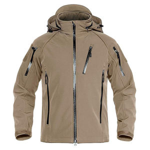 Chaqueta cortavientos de ropa de concha blanda/chaqueta de Jersey de nuevo estilo/chaqueta de concha blanda de poliéster 100% de alta calidad - Product Image 4