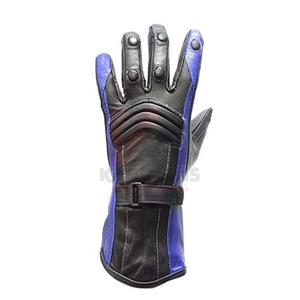 Gants de moto haut de gamme avec armure en fibre de carbone, légers, respirants, antidérapants, équipement de conduite pour les longs trajets - Product Image 2