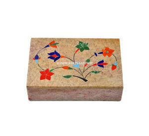 Hermoso elegante pulido fino y la mejor cantidad de forma rectangular diseñador de incrustaciones naturales cajas de Incrustaciones de nácar hechas a mano - Product Image 1