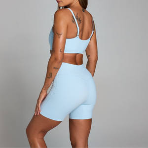 Soutien-gorge de sport pour femmes de haute qualité en gros personnalisé, bretelles larges, vêtements de sport actifs, course à pied, fitness, soutien-gorge de sport - Product Image 3