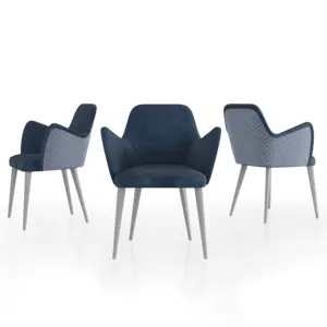 Kursi ruang makan Nordik kelas atas desain kursi ruang tamu pernis kaki kayu