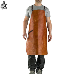 2026 Unisex High Quality Sleeveless Leather <b>Apron</b> Custom Logo Reusable <b>Kitchen</b> Accessory PVC Fabric Food Commercial Use - Product Image 2
