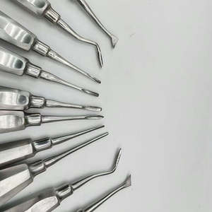 Juego de Elevadores Dentales de Acero Inoxidable, Elevadores Manuales Profesionales para Extracción de Dientes para Cirugía Oral con Estuche con Cremallera - Product Image 3