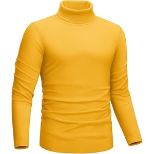 Pull en tricot à col polo et à manches longues en polyester pour hommes Pull d'usine en gros de qualité supérieure avec logo personnalisé - Product Image 6